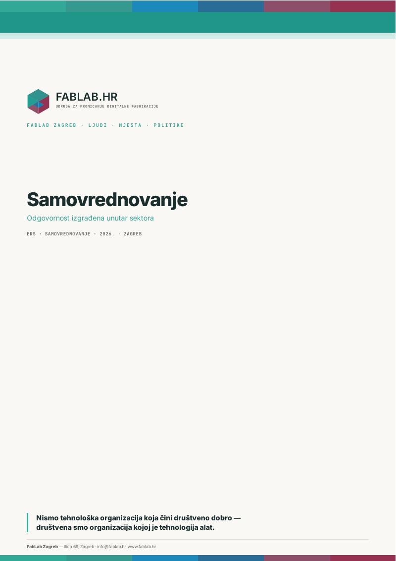 Samovrednovanje — odgovornost izgrađena iznutra